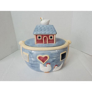 Vintage Ceramic Noah's Ark Large Cookie by Certified Intl Corp